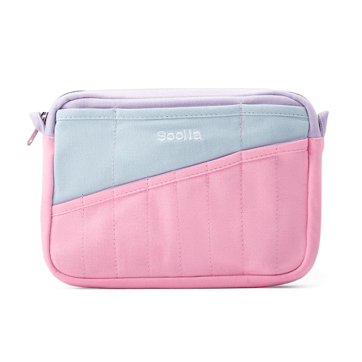Trousse Soolla® Studio — rose bleu style années 80