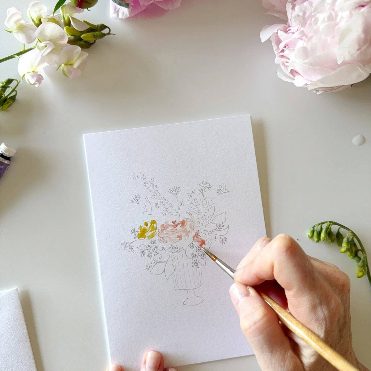 8 Cartes aquarelle à peindre - Emily Lex
