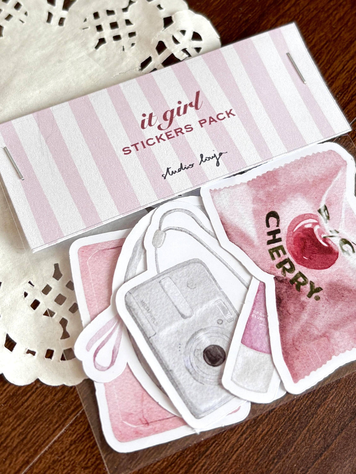 Pack 5 stickers - it girl - Studio Louja