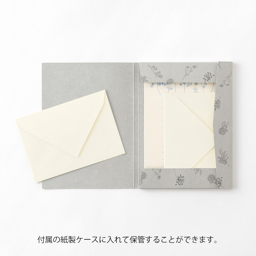 Set de correspondance Washi Hanairo Blanc— Midori