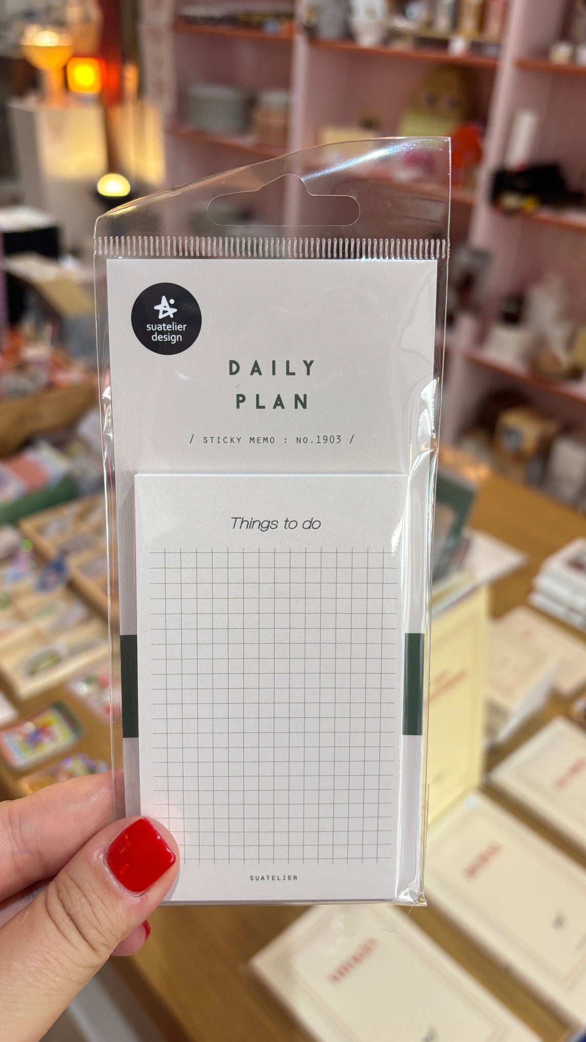Sticky Memo daily plan.1903 "things to do" – Suatelier