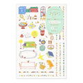 Planches de stickers Yuru Log Washi Moments du Quotidien
