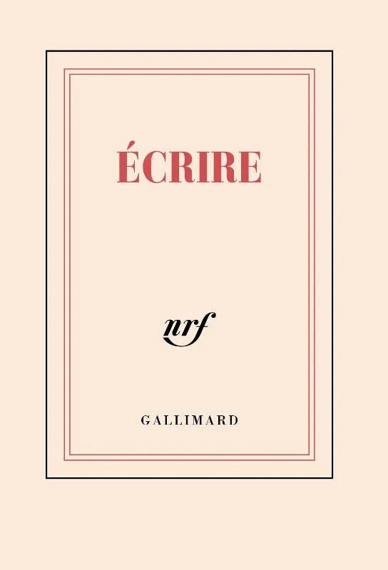 Carnet poche «Écrire» - Les jolies planches