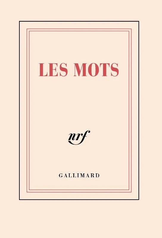 Carnet poche «Les mots» - Les Jolies Planches