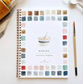 Cahier d'aquarelle patisserie - Emily Lex Studio