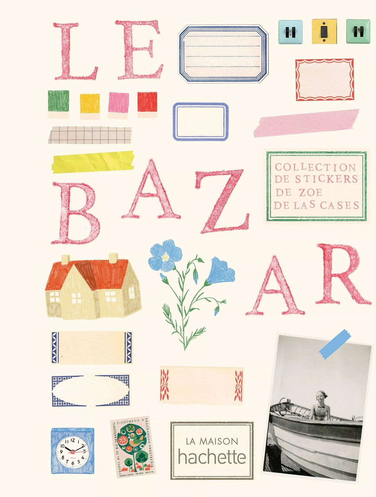 Carnet de stickers «Le Bazar» – Zoé de las Cases