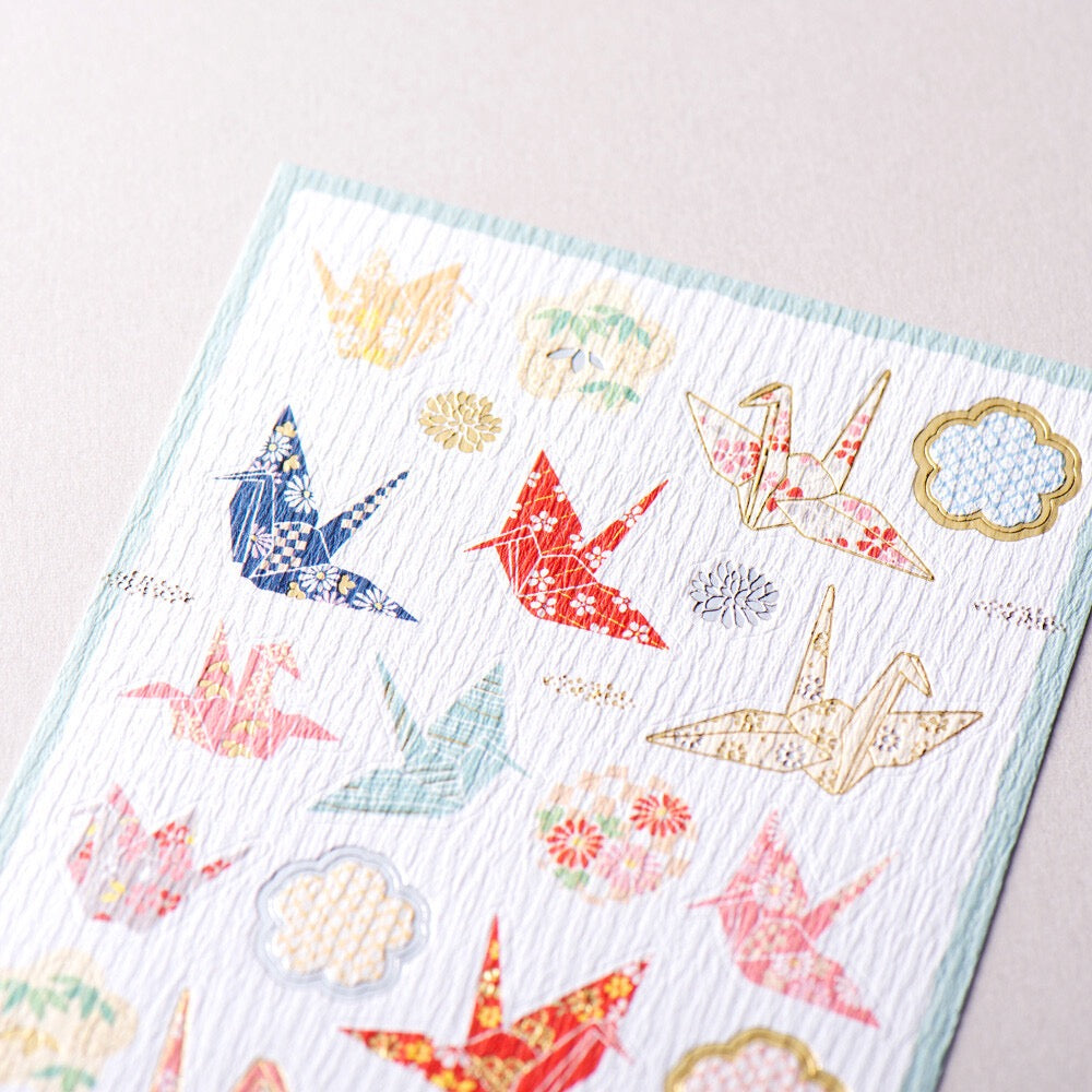 Planche de stickers grue japonaise – NB.CO.
