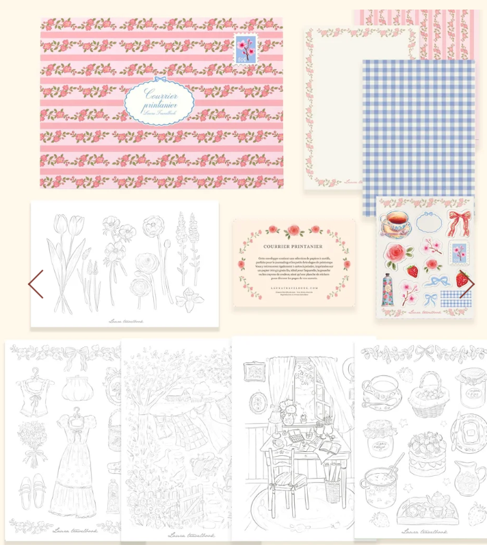 Courrier printanier — Laura Travelbook
