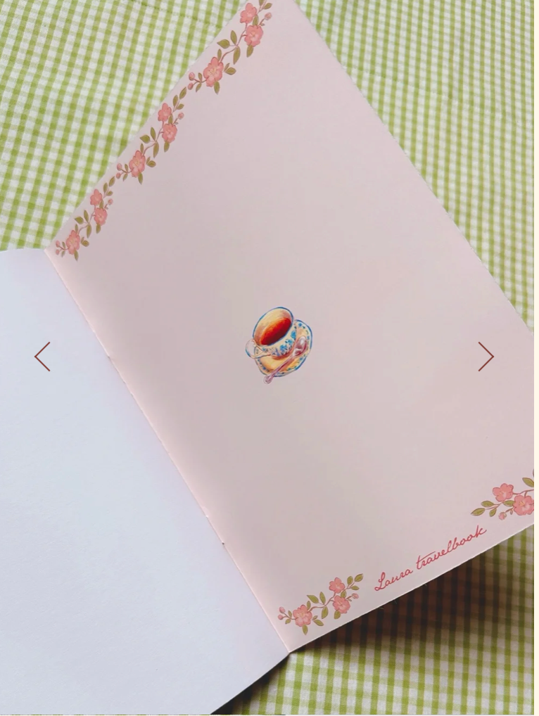 Carnet de notes Fleurs de cerisier — Laura Travelbook