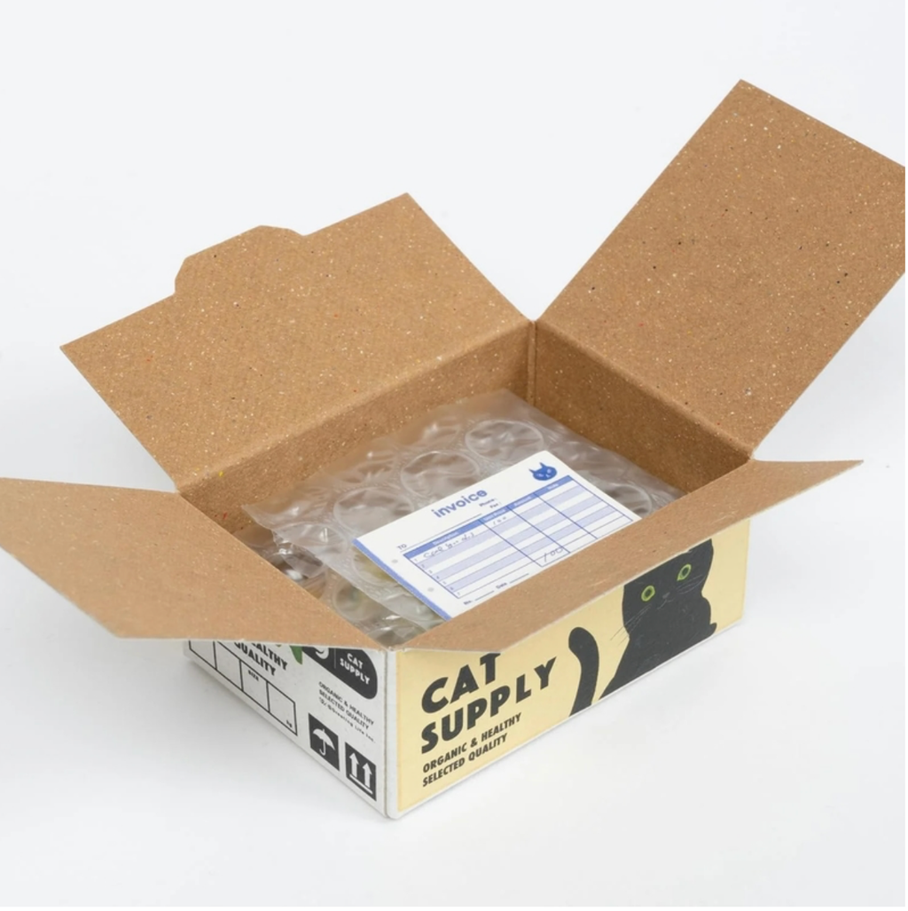Boîte de 40 mini stickers « Cat Supply » — Greeting Life