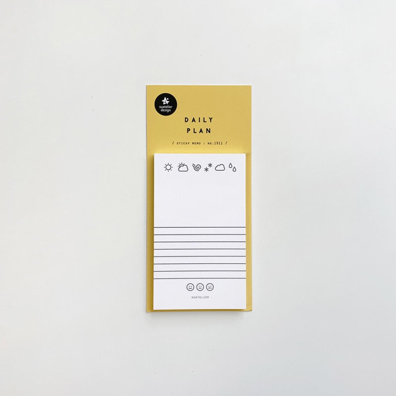 Sticky Memo daily plan.8 – Suatelier