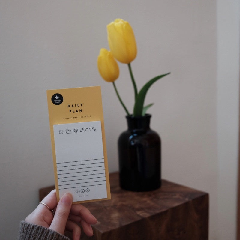 Sticky Memo daily plan.8 – Suatelier