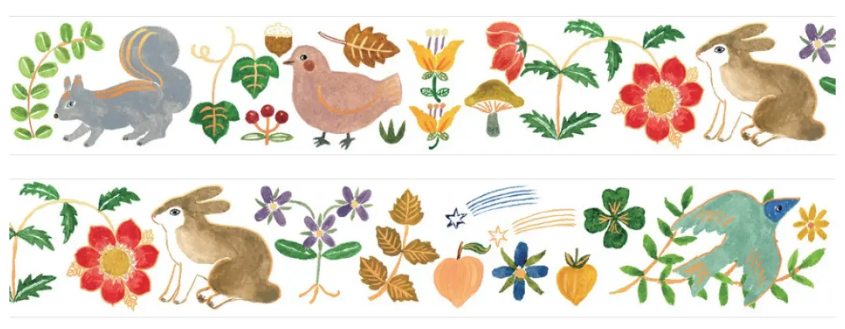 Washi tape illustré par Aiko Fukawa – Kusamura – Cozyca