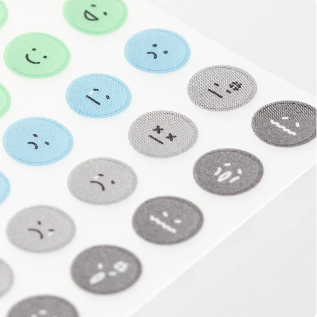 Planche de stickers Emoji émotions - Midori