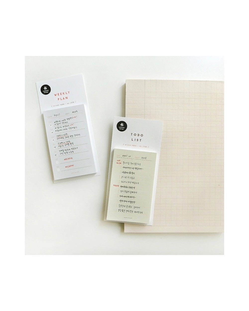 Sticky Memo WEEKLY PLAN 1938 – Suatelier