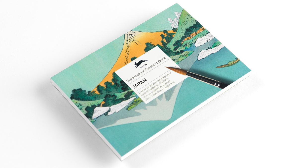 Carnet de cartes postales à aquareller thème Japon — Pepin Press
