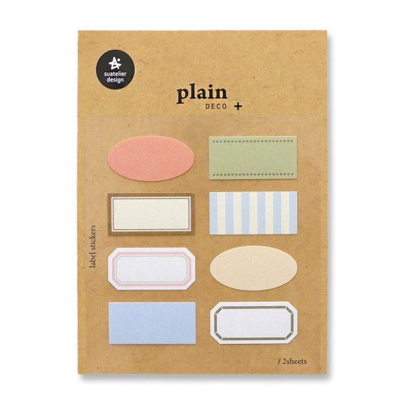Plain Deco plain.75 Etiquettes – Suatelier