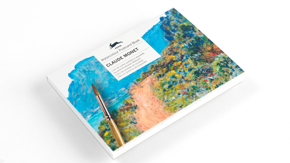 Carnet de cartes postales à aquareller thème Claude Monet – Pepin Press