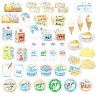 Boîte de 40 mini stickers « Ranch » — Greeting Life