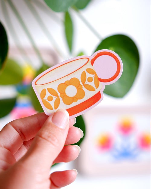 Sticker tasse vintage Mabella