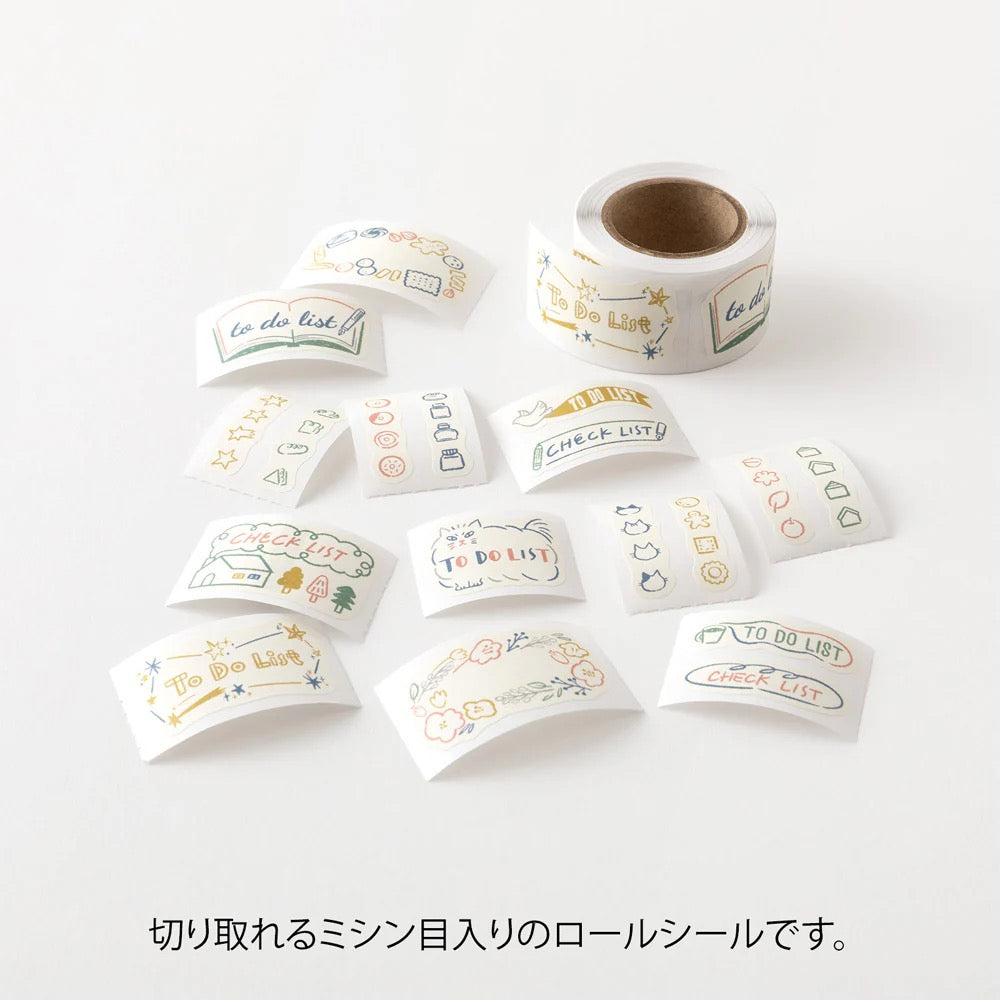 Rouleau de Stickers Décoratifs Yuru Log – To Do List