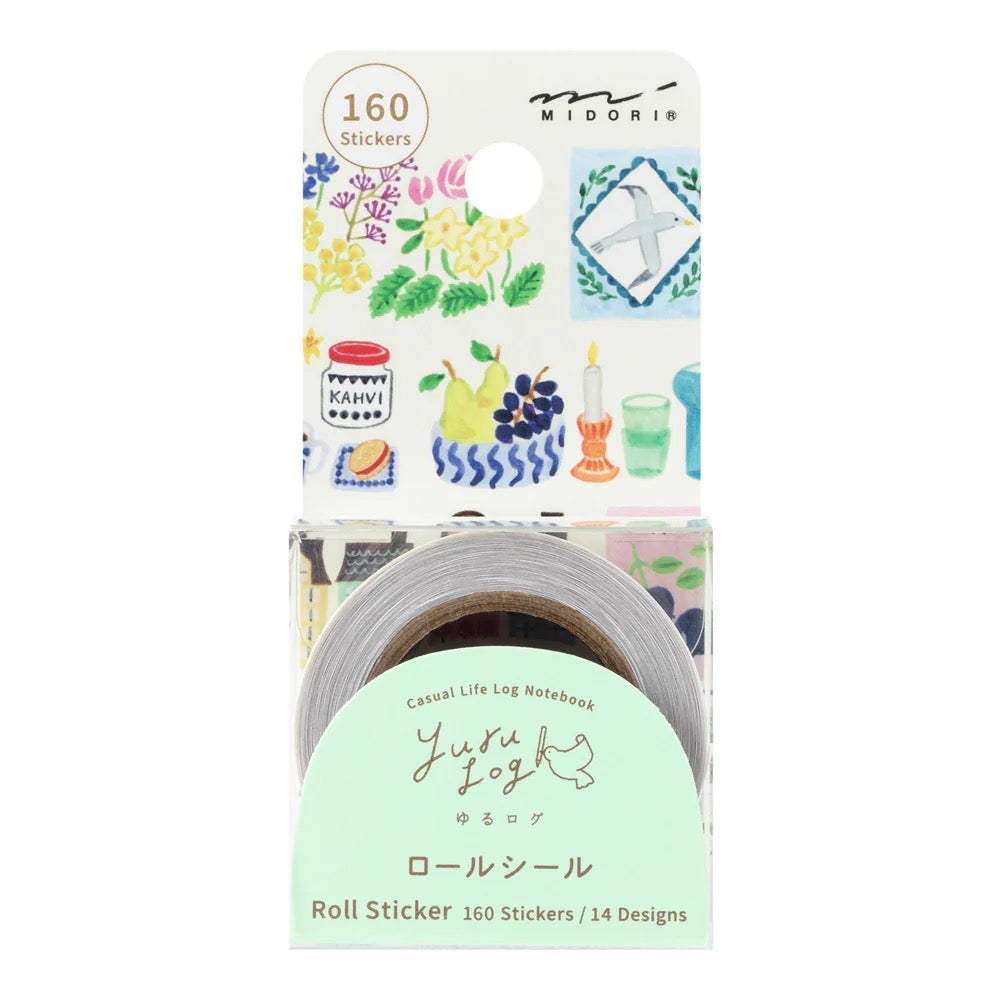 Rouleau de Stickers Décoratifs  Yuru Log – Timbres