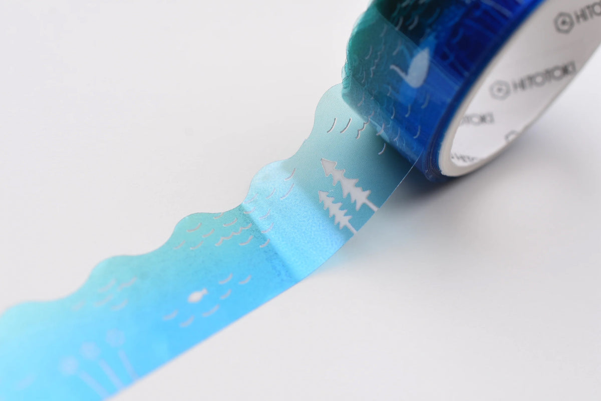 Ruban Washi transparent Swan — SODA - HITOTOKI