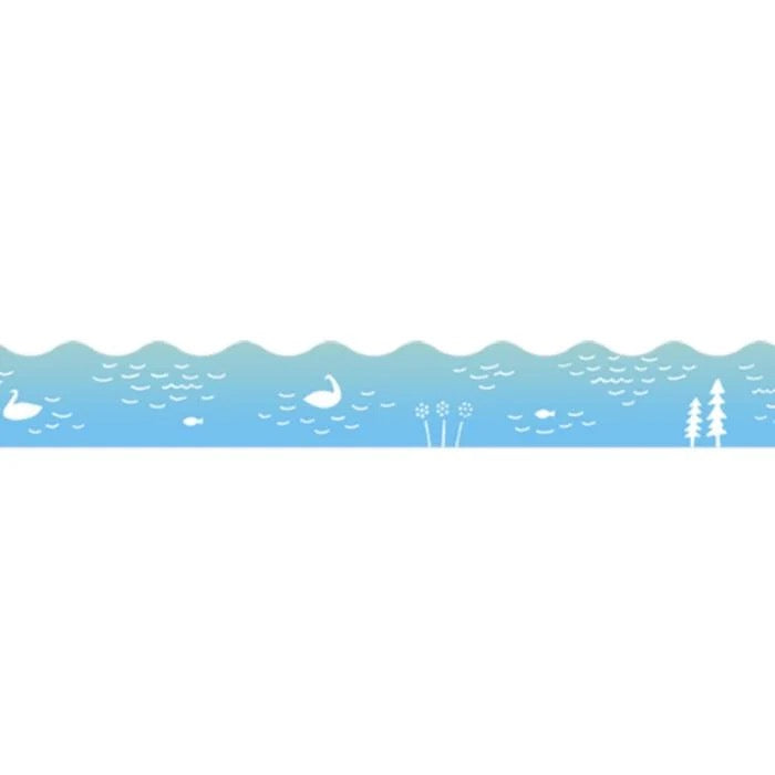 Ruban Washi transparent Swan — SODA - HITOTOKI
