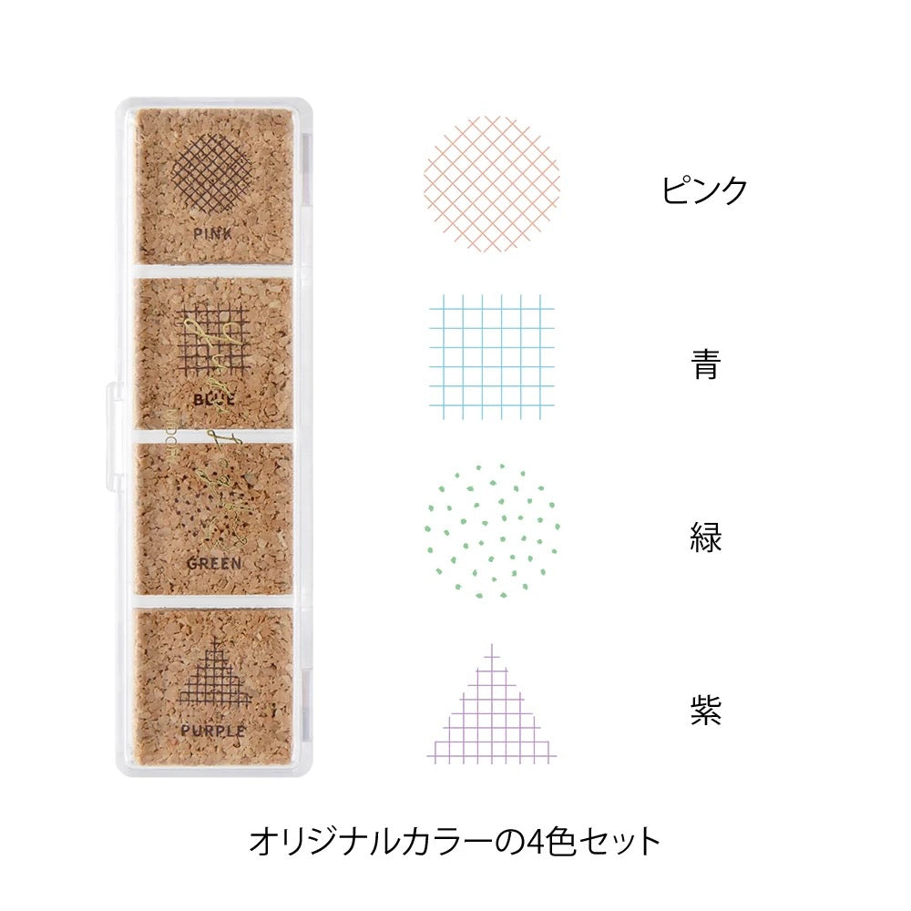 Tampon Yuru Log Géométrie - Midori