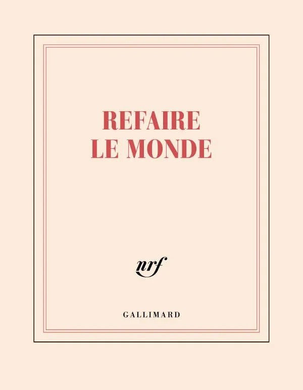 Carnet carré «Refaire le monde» - Les jolies planches
