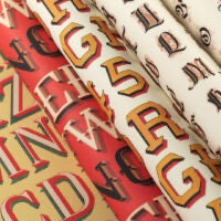 Papier cadeau créatif – GCP 088 Alphabet - Pepin Press