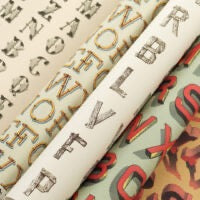 Papier cadeau créatif – GCP 088 Alphabet - Pepin Press