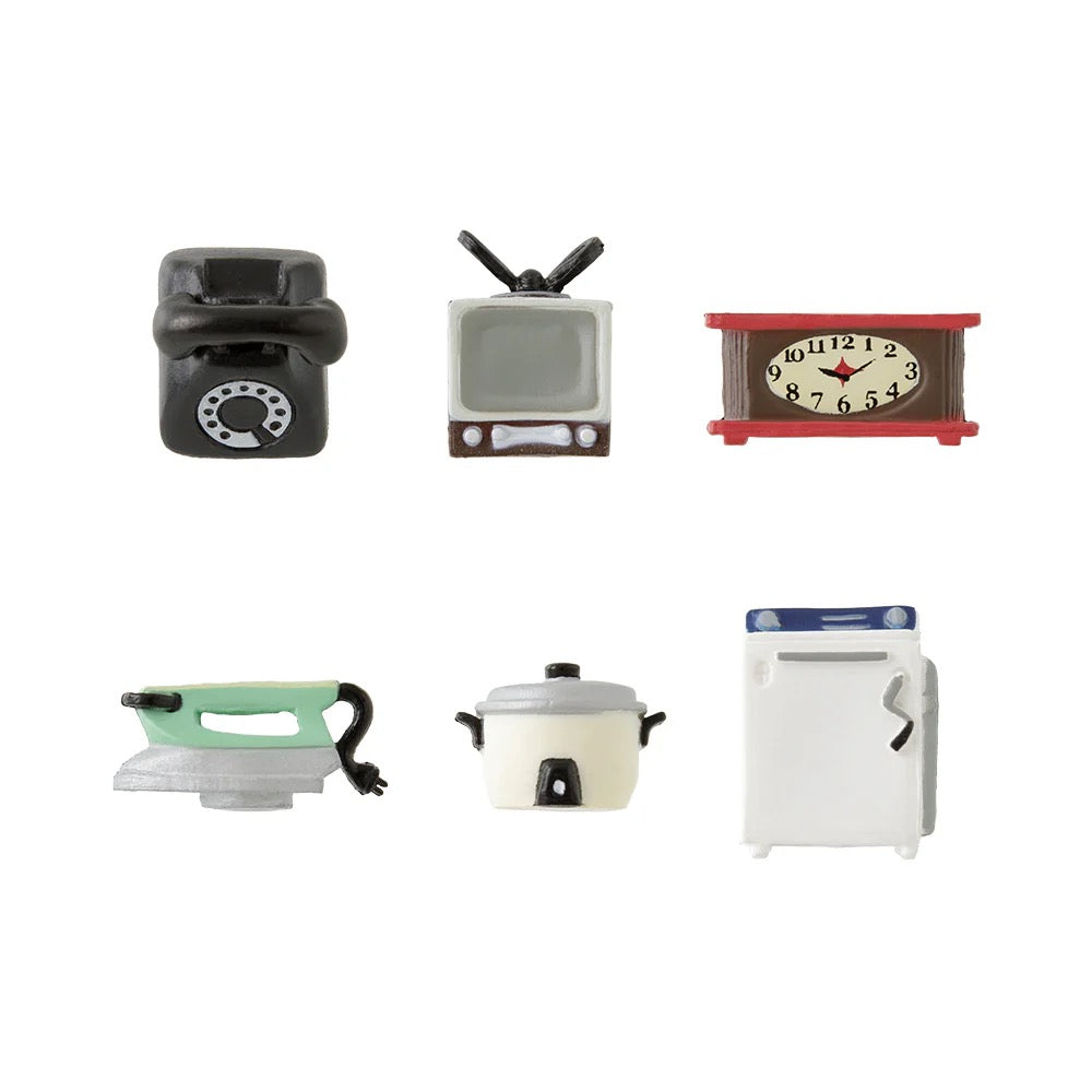 Lot de 6 mini magnets Électroménager Rétro - Midori