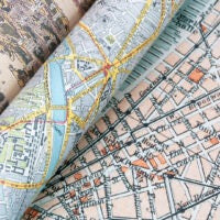 Papier cadeau créatif – GCP 060 Maps – Pepin Press