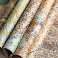 Papier cadeau créatif – GCP 060 Maps – Pepin Press