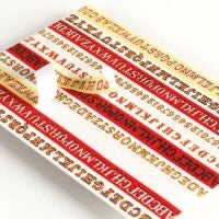 Livre de stickers – LST Vintage Alphabets – Pepin Press