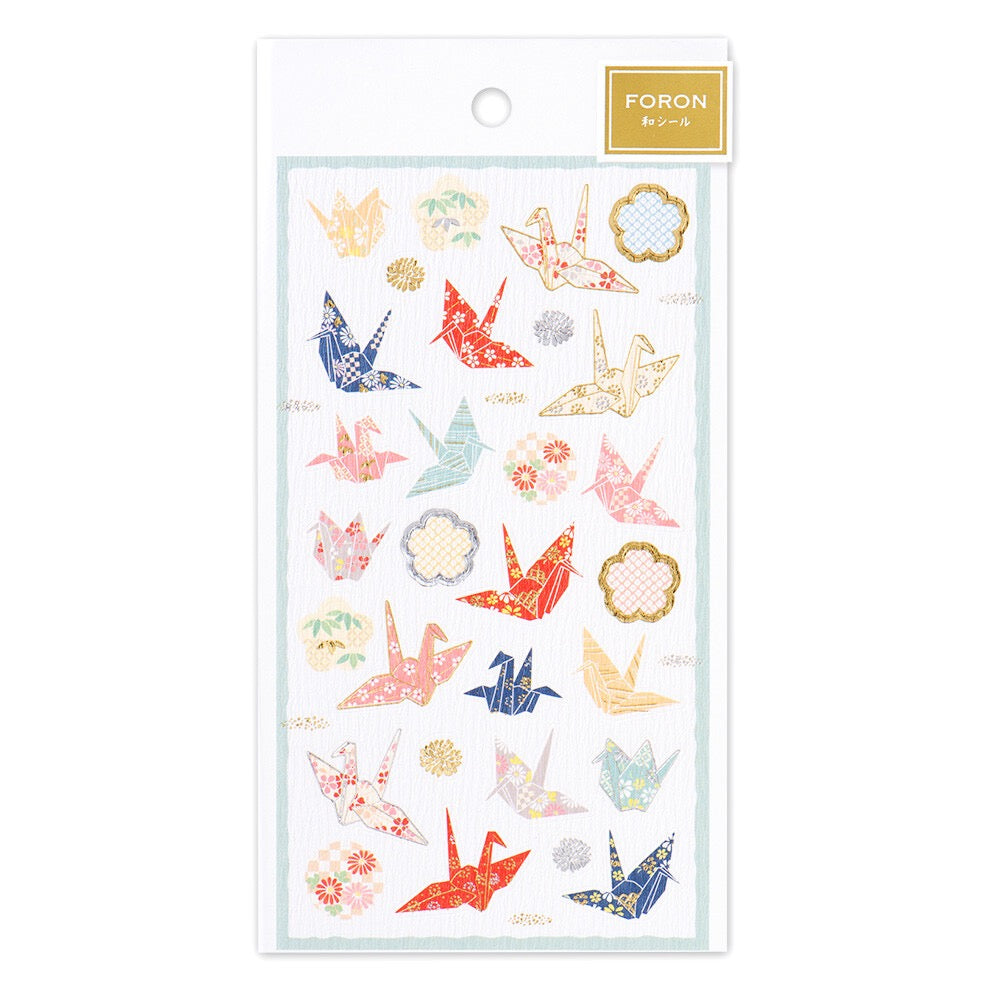 Planche de stickers grue japonaise – NB.CO.