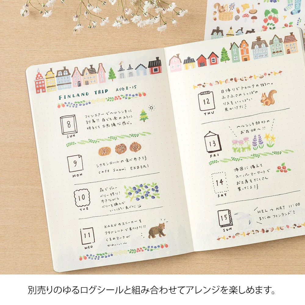 Carnet Yuru Scandinavie - MIDORI