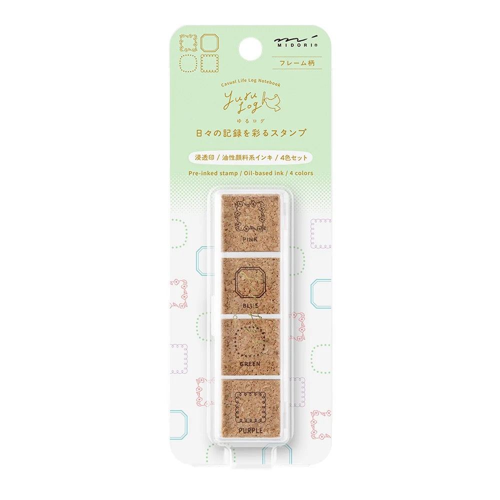 Tampon Yuru Log Cadre - Midori