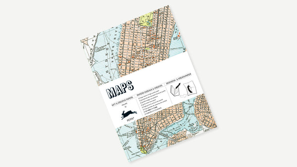 Papier cadeau créatif – GCP 060 Maps – Pepin Press
