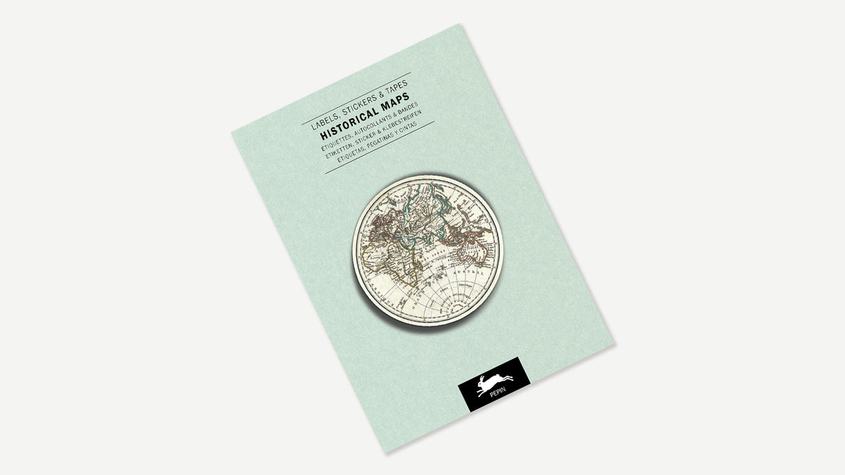 Livre de stickers – LST Historical Maps - Pepin Press