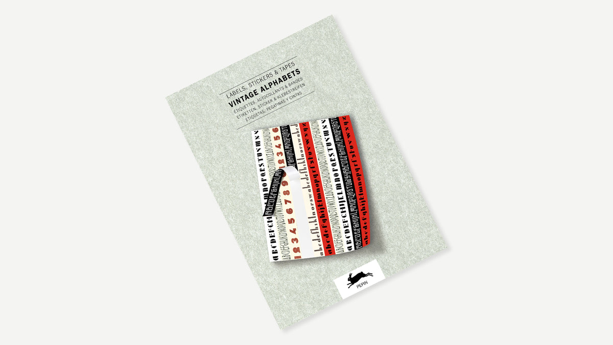 Livre de stickers – LST Vintage Alphabets – Pepin Press