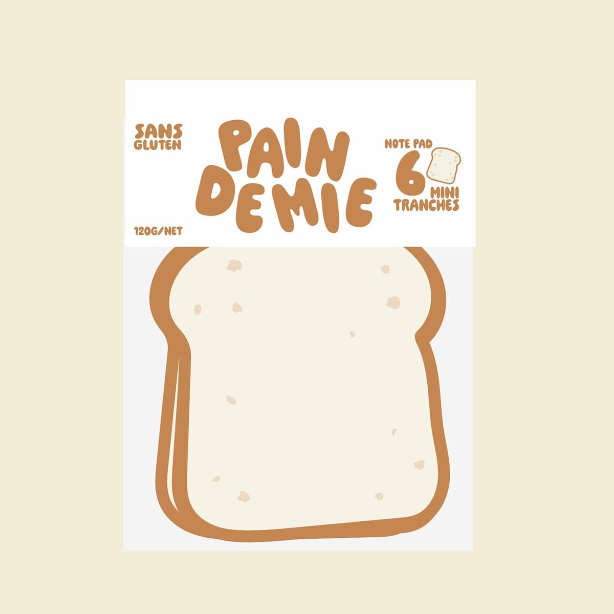 Pain de mie note pad - Pikalem studio