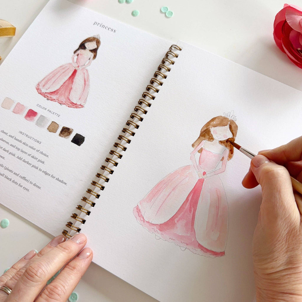 Cahier aquarelle contes de fées Emily Lex Studio