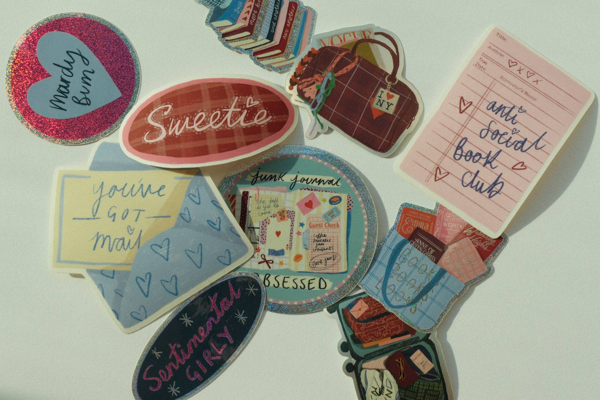 Sticker "Sentimental Girly" - Isobel Rose illustration
