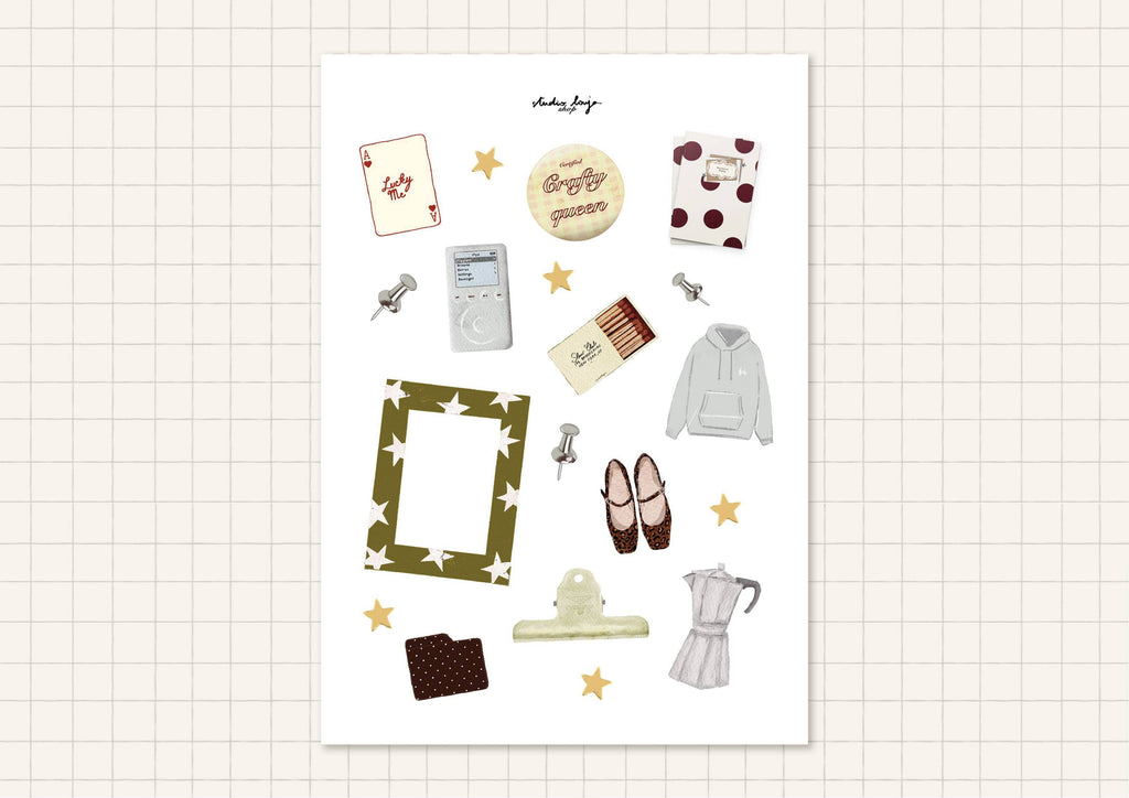 Souvenirs Diary and stickers