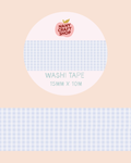 Washi Tape - vichy bleu- Nany Craft Shop