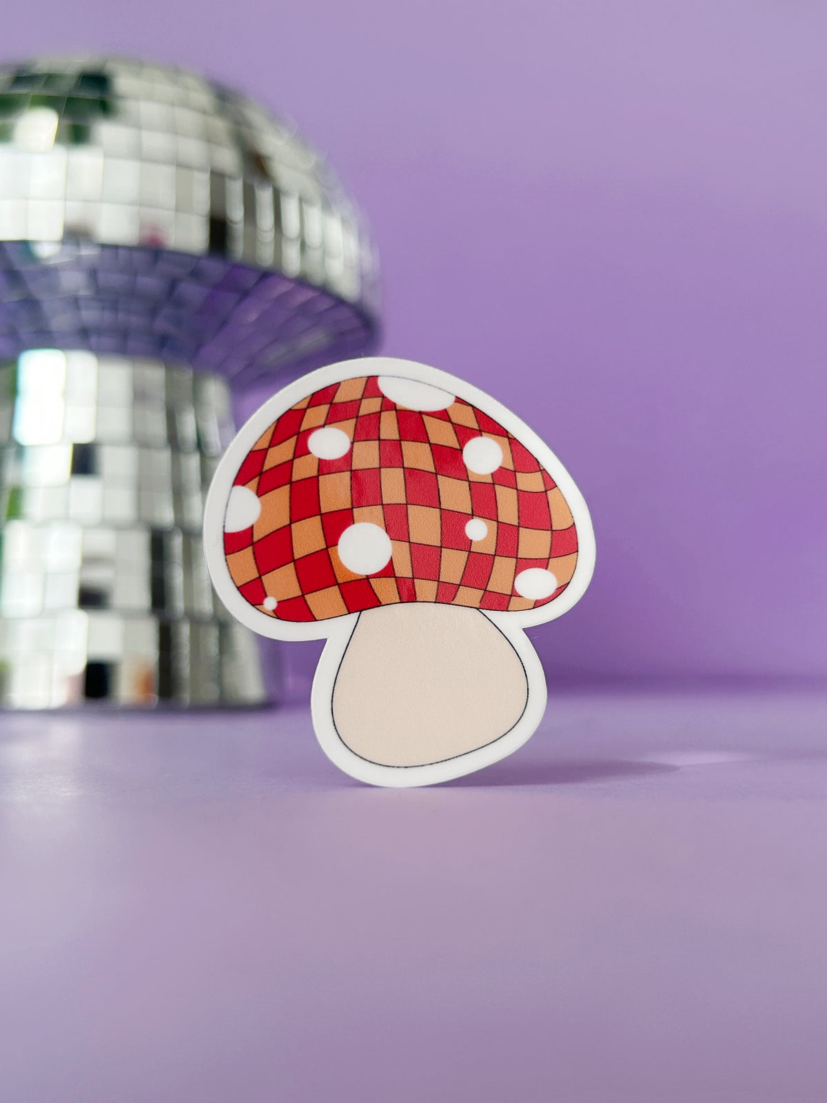 Sticker pailleté champi - Bloomie