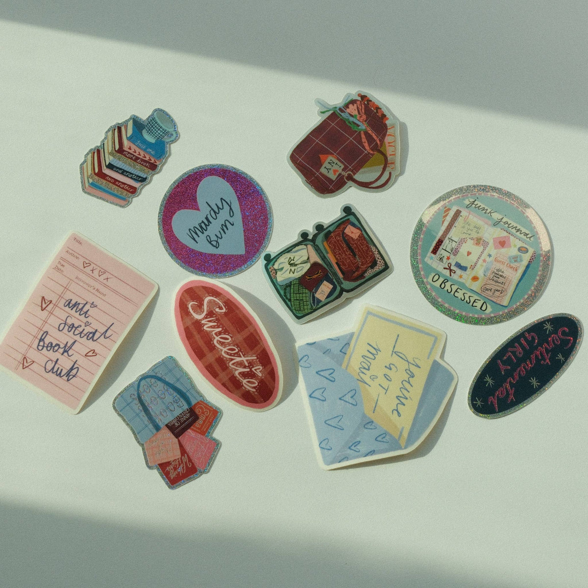 Sticker Anti Social Book Club - Isobel Rose Illustration