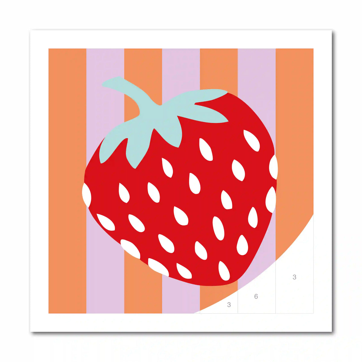 Kit peinture au numéro - DIY - FRUITS